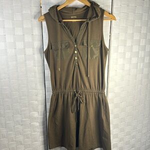 Michael Kors Olive Green Hooded Romper